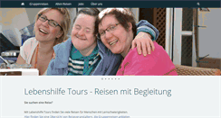 Desktop Screenshot of lebenshilfe-tours.de