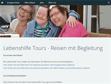 Tablet Screenshot of lebenshilfe-tours.de